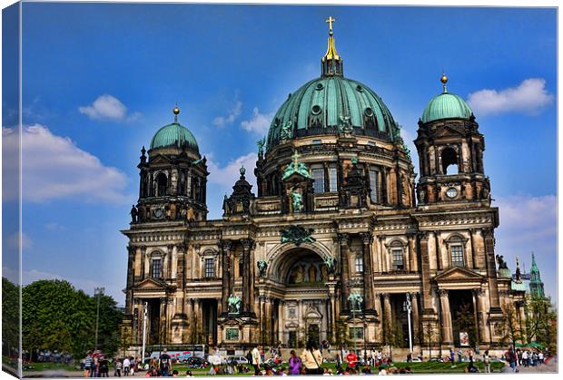 Berlin Cathedral Canvas Print by Paul Piciu-Horvat