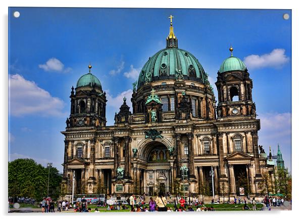 Berlin Cathedral Acrylic by Paul Piciu-Horvat