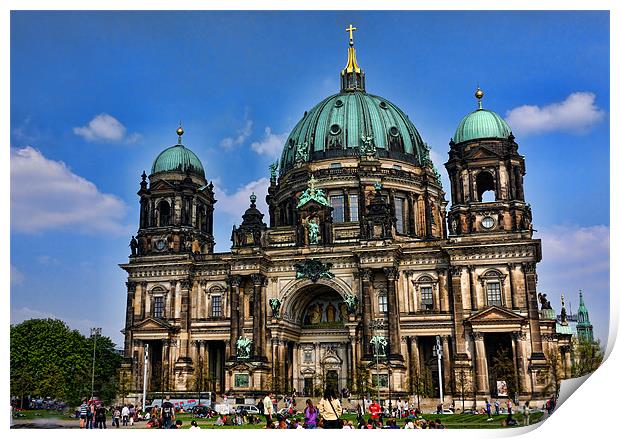 Berlin Cathedral Print by Paul Piciu-Horvat