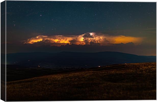 Distant Storm Canvas Print by Karl McCarthy