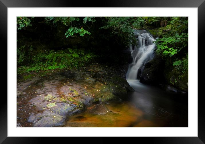 The colours of Blaen y Glyn  Framed Mounted Print by Leighton Collins
