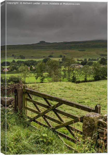 Gateway to Kirkcarrion, Teesdale Canvas Print by Richard Laidler