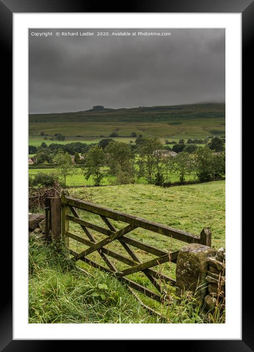 Gateway to Kirkcarrion, Teesdale Framed Mounted Print by Richard Laidler