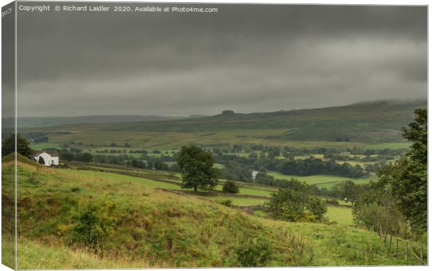 Towards Kirkcarrion from Middle Side Canvas Print by Richard Laidler