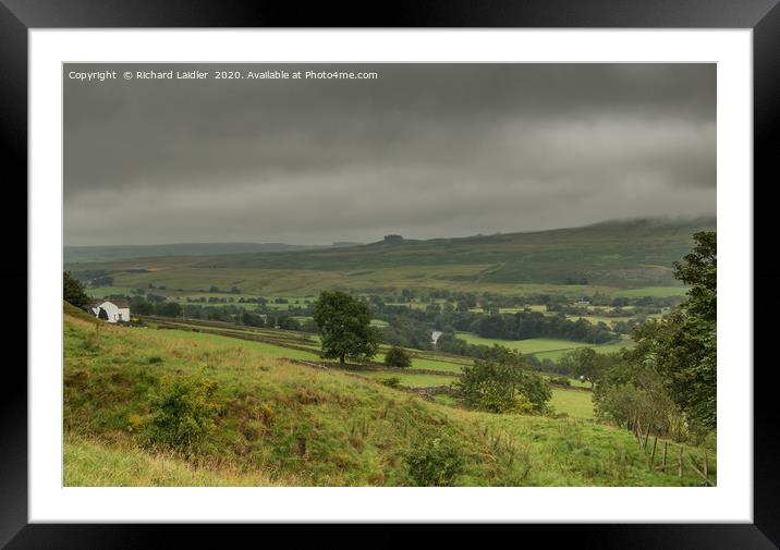 Towards Kirkcarrion from Middle Side Framed Mounted Print by Richard Laidler