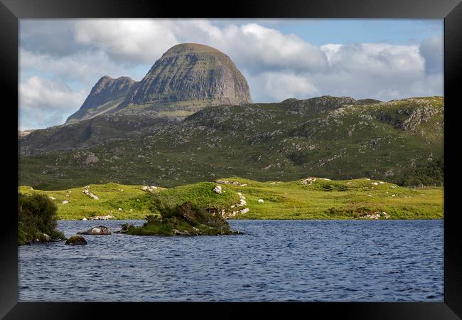 Suilven Scotland Framed Print by Derek Beattie