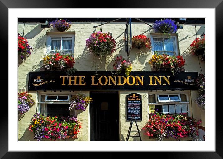 The London Inn Padstow Cornwall Framed Mounted Print by Kevin Britland