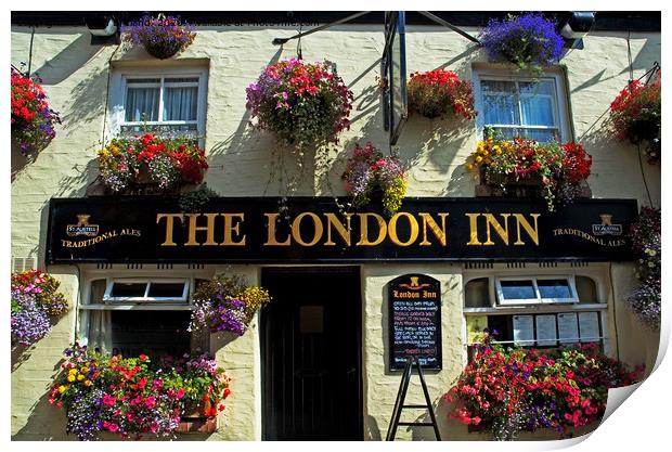 The London Inn Padstow Cornwall Print by Kevin Britland