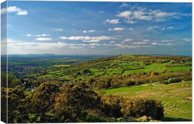 View from Cleeve Hill                        Canvas Print by Darren Galpin