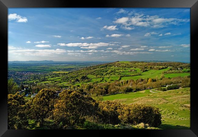 View from Cleeve Hill                        Framed Print by Darren Galpin