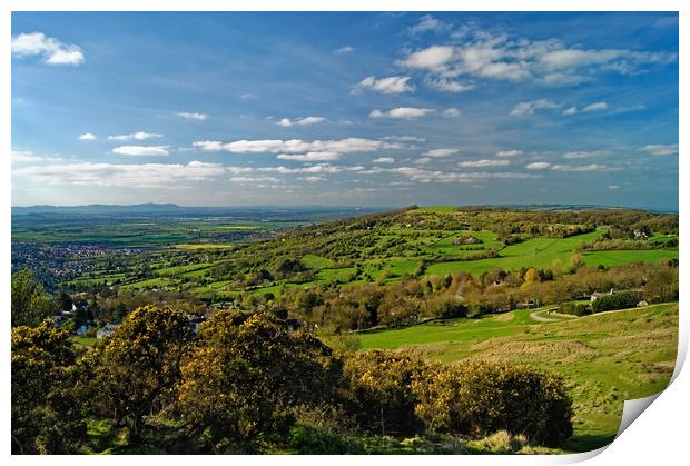 View from Cleeve Hill                        Print by Darren Galpin
