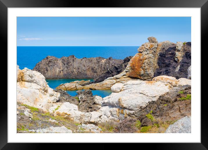 Nice view of the islet of Cullero Framed Mounted Print by Jordi Carrio