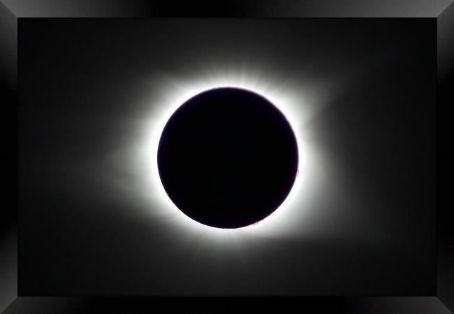 Total Solar Eclipse Framed Print by Susan Snow