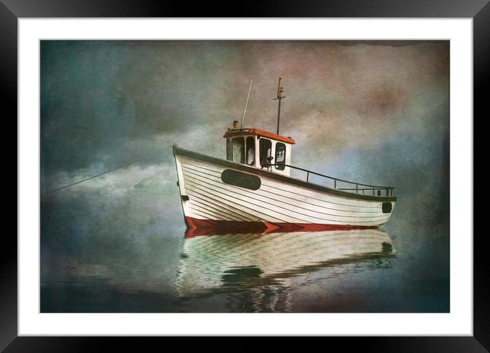 Boat at Dungeness Framed Mounted Print by Roger Daniel
