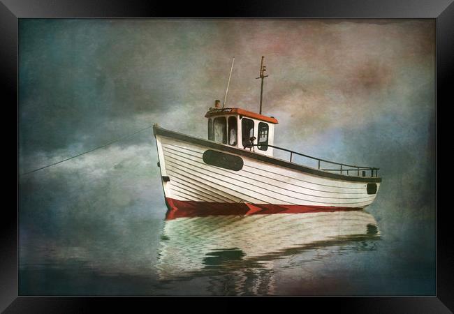 Boat at Dungeness Framed Print by Roger Daniel