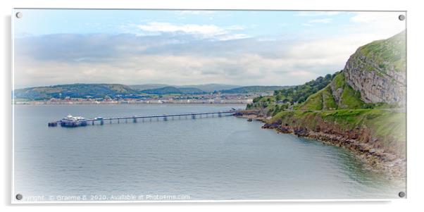 Llandudno Pier Acrylic by Graeme B