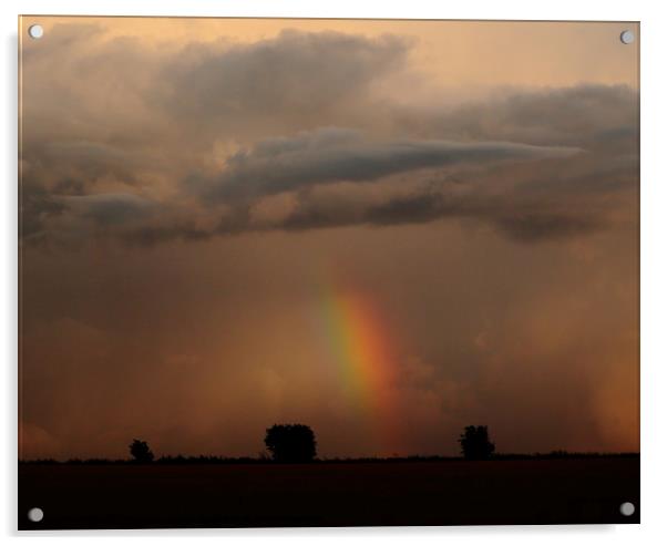 Cotswold rainbow Acrylic by Simon Johnson