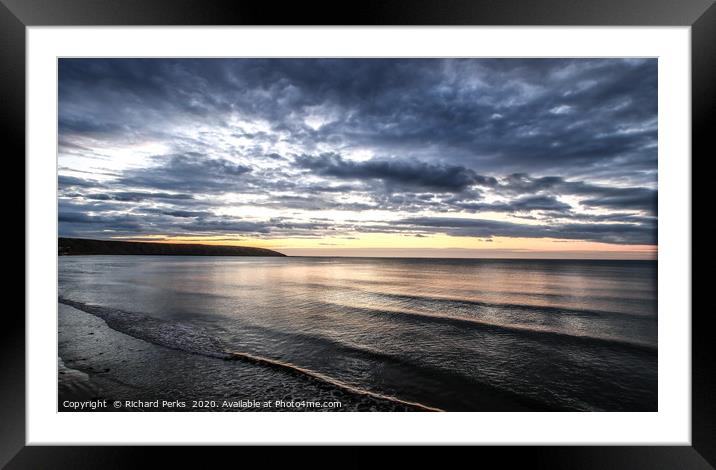 a new day dawning Framed Mounted Print by Richard Perks