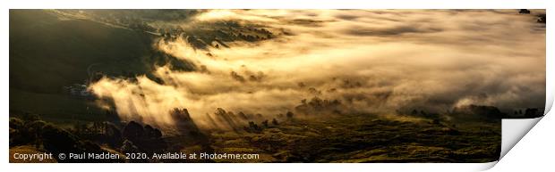 Castleton Cloud Inversion Print by Paul Madden
