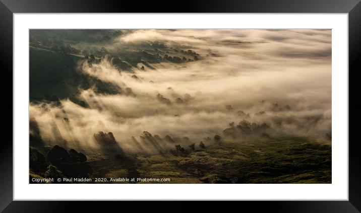 Cloud inversion from Mam Tor Framed Mounted Print by Paul Madden