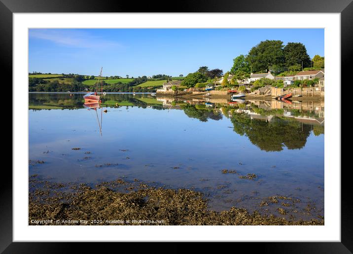 Reflections at Point Framed Mounted Print by Andrew Ray