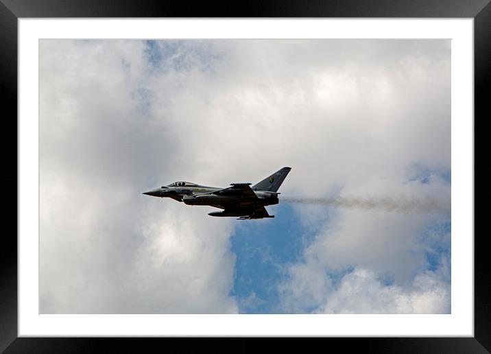 Eurofighter Typhoon Framed Mounted Print by Jenny Hibbert