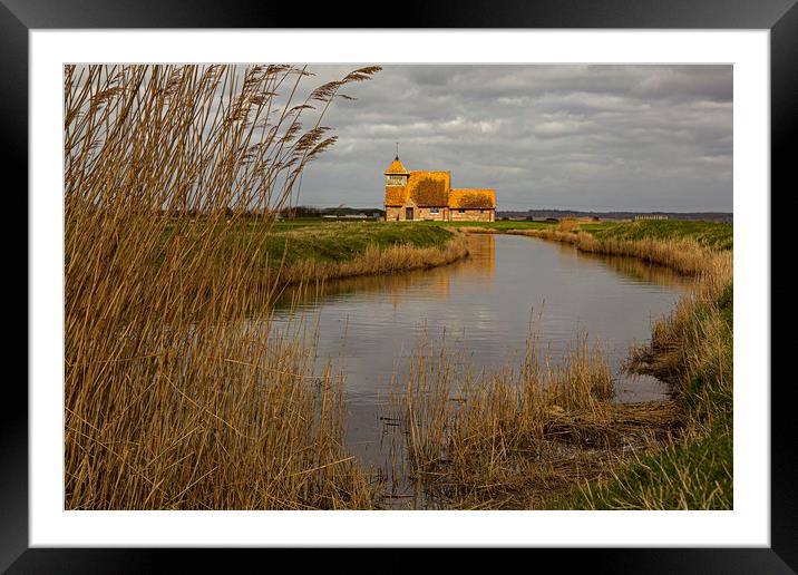 St Thomas and Becket Church Framed Mounted Print by Jenny Hibbert