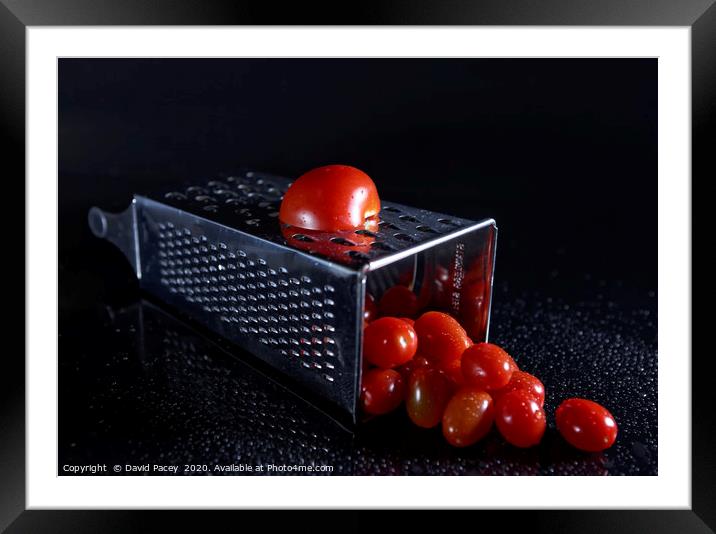 Tomato's Framed Mounted Print by David Pacey