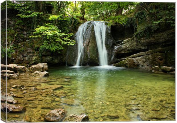 Janet's Foss Canvas Print by David McCulloch