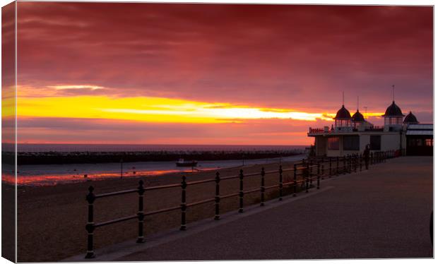 Herne Bay Sunrise  Canvas Print by Alistair Duncombe