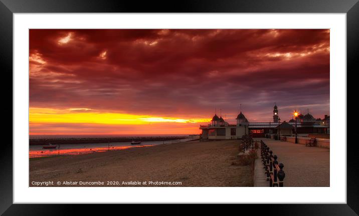 Sunrise Herne Bay Framed Mounted Print by Alistair Duncombe