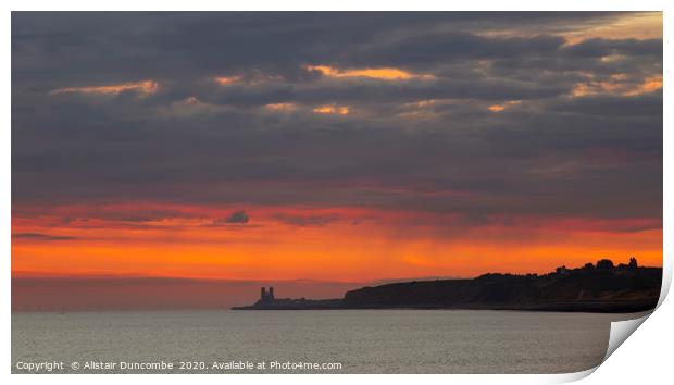 The Rise of Reculver Print by Alistair Duncombe