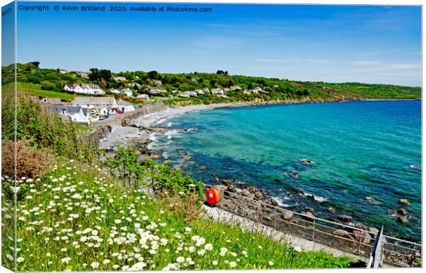 coverack cornwall Canvas Print by Kevin Britland