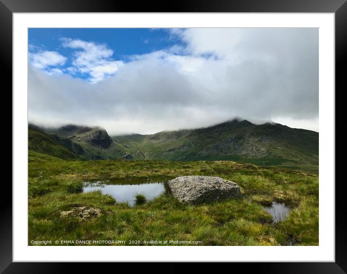 The Patterdale Fells, Lake District, Cumbria Framed Mounted Print by EMMA DANCE PHOTOGRAPHY