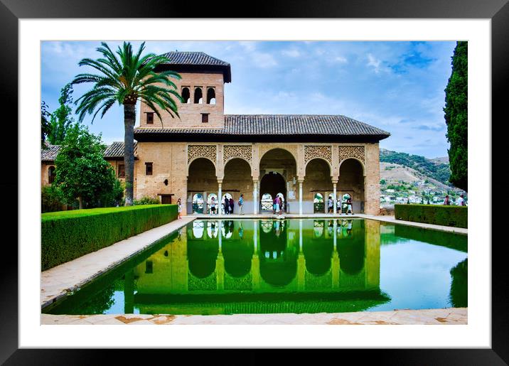 Granada, Spain: Tourist attraction location named  Framed Mounted Print by Arpan Bhatia