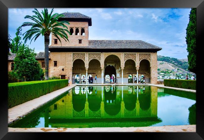 Granada, Spain: Tourist attraction location named  Framed Print by Arpan Bhatia