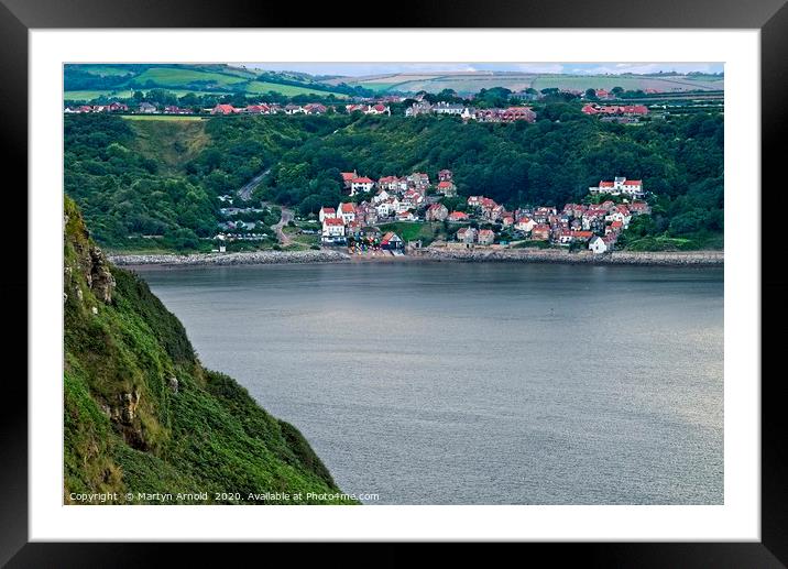 Runswick Bay, North Yorkshire Framed Mounted Print by Martyn Arnold