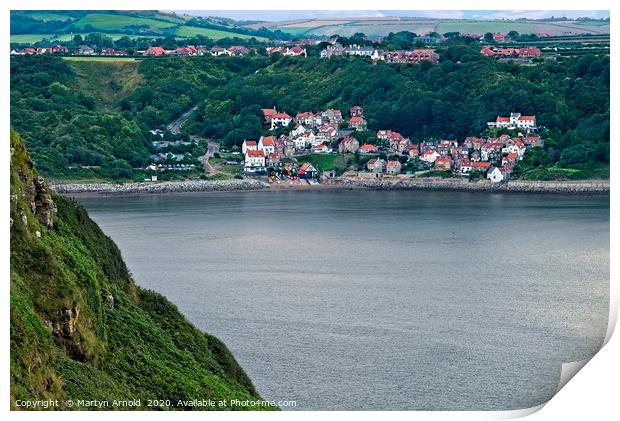 Runswick Bay, North Yorkshire Print by Martyn Arnold