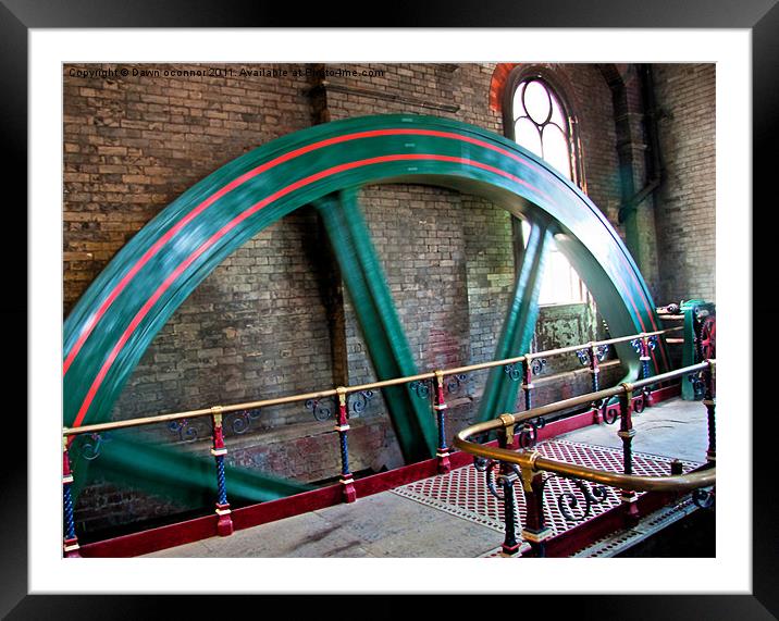 Crossness Pumping Station 2 Framed Mounted Print by Dawn O'Connor