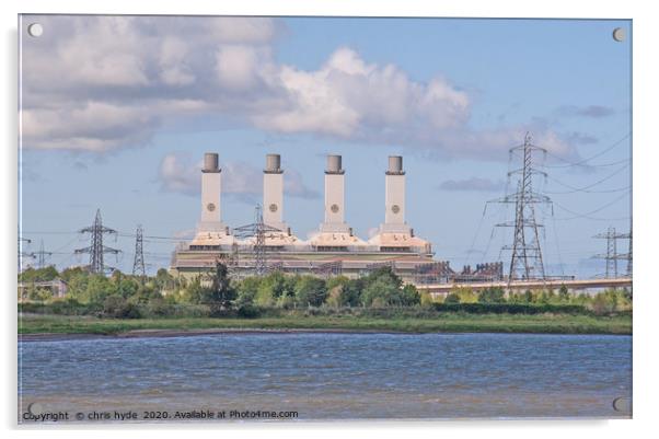 Connahs Quay Power Station Acrylic by chris hyde