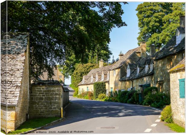 Tranquil Cotswold Village Canvas Print by Jason Williams