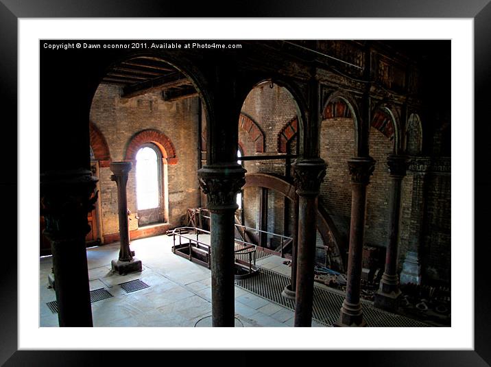 Crossness Pumping Station 5 Framed Mounted Print by Dawn O'Connor