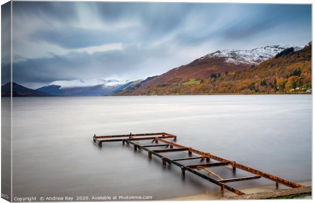 Loch Earn Canvas Print by Andrew Ray