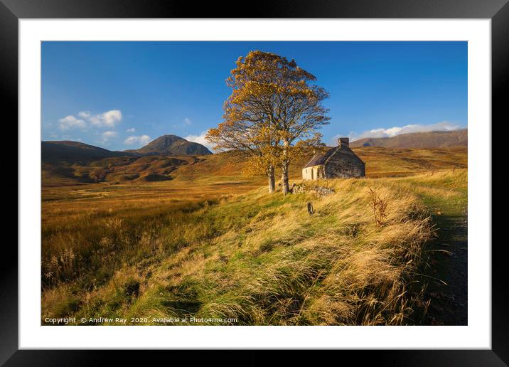 Autumn at Lettermore Framed Mounted Print by Andrew Ray