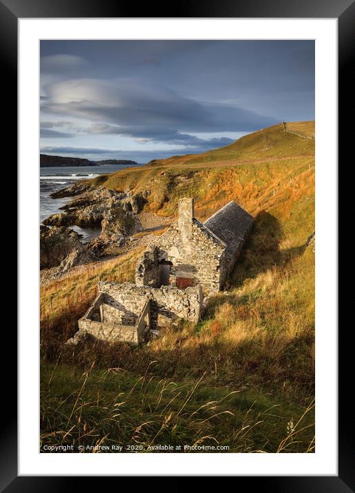 Old Ice House (Torrisdale Bay) Framed Mounted Print by Andrew Ray