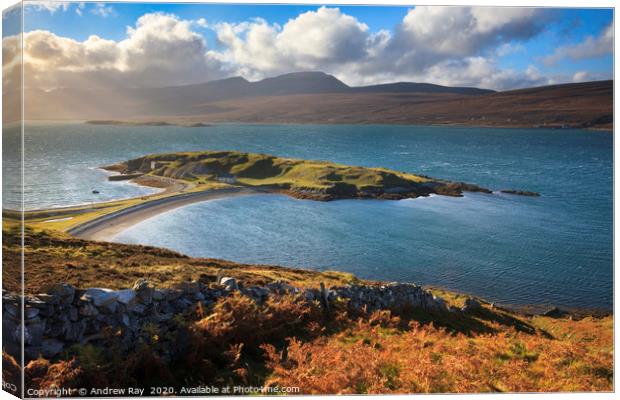 Loch Eriboll Canvas Print by Andrew Ray