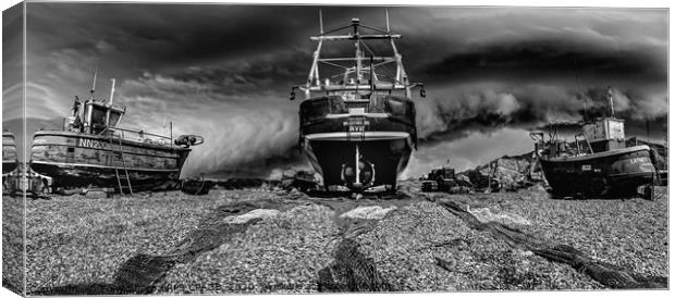 AWAITING THE STORM Canvas Print by Tony Sharp LRPS CPAGB