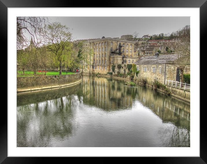 The River Avon Framed Mounted Print by Nicola Clark