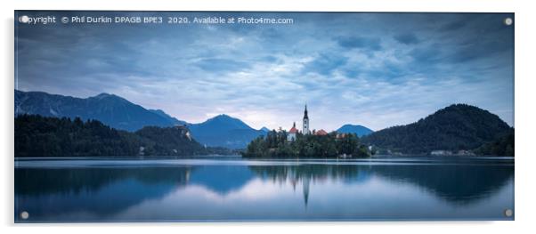 Lake Bled - Slovenia Acrylic by Phil Durkin DPAGB BPE4