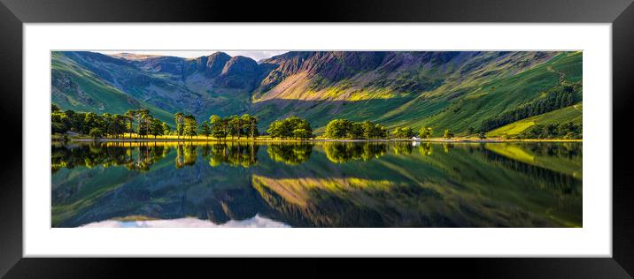 The Buttermere Trees Framed Mounted Print by John Finney
